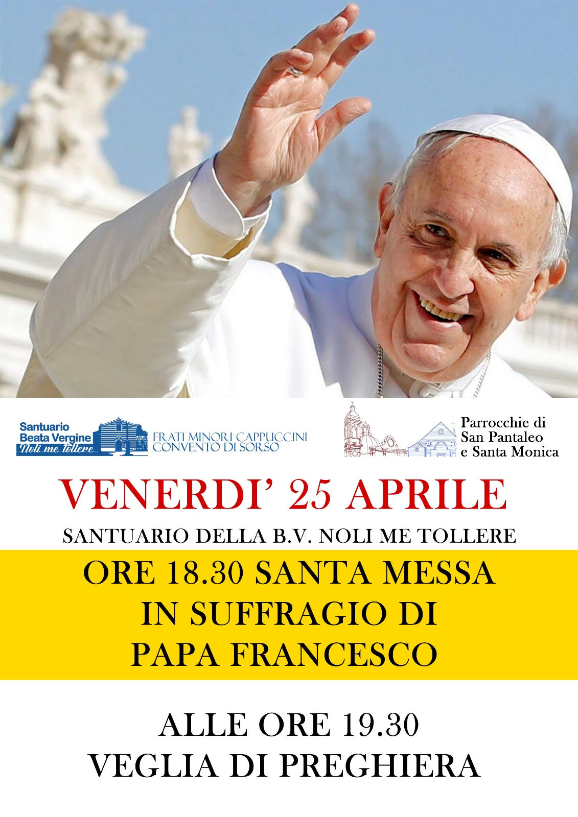 VEGLIA DI PREGHIERA PER PAPA FRANCESCO