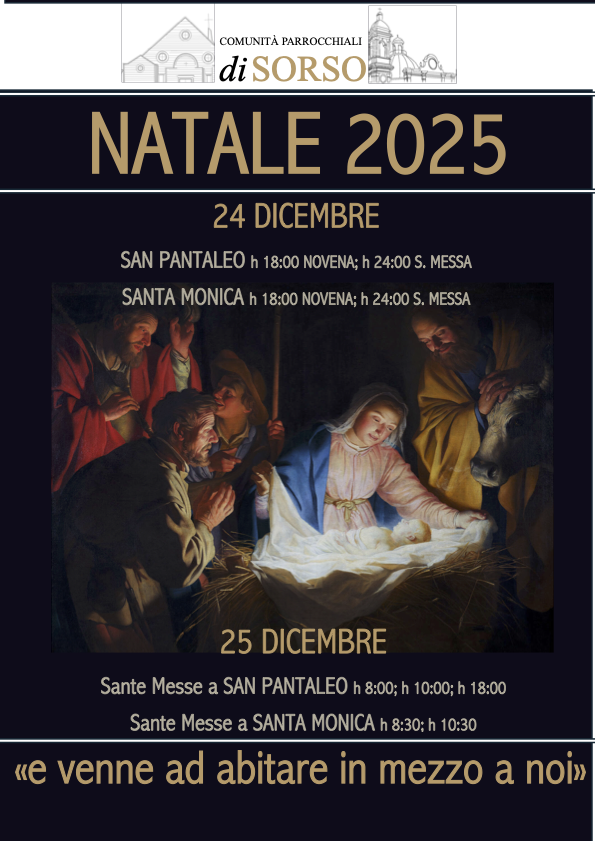 Le Sante Messe del Natale 2025